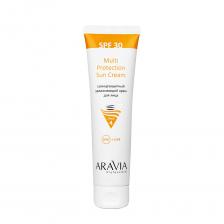ARAVIA Professional Крем солнцезащитный увлажняющий лица SPF 30 / Multi Protection Sun Cream SPF 30 100 мл
