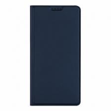 Чехол книжка из PU кожи синего цвета от Dux Ducis для Samsung Galaxy A36 5G и Galaxy A56 5G, серия Skin Pro Series Case