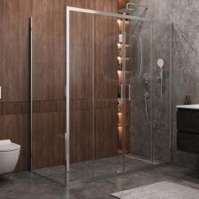 Душевой уголок Cezares Molveno AH 2+1 170+90 C Cr IV 170х90 см, профиль хром, стекло прозрачное