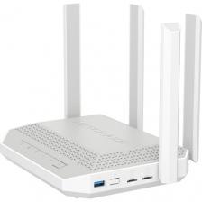 Wi-Fi роутер KEENETIC Netcraze Hopper 4G+, Wi-Fi 6, AX3000, 2.4/5ГГц, 5 WAN/LAN, 3G/4G/4G+, белый [nc-2312]