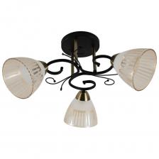 Классическая люстра ЭкономСвет 12262/3BK+AB TEA+WT представляет собой стильное и функциональное решение для освещения вашего интерьера. Она выполнена в современном стиле с использованием бронзы и черного цвета, что придаёт ей элегантный внешний вид. Люстра оснащена тремя плафонами под лампы с цоколем E27, что позволяет использовать как лампы накаливания, так и светодиодные лампы. Общая мощность светильника составляет 180 Вт, что обеспечивает качественное освещение площади до 7 м?. Конструкция крепится на планку, что упрощает установку. Плафоны из стекла создают мягкое и равномерное освещение. Люстра имеет защиту от пыли и влаги класса IP20, что делает её подходящей для использования в жилых помещениях.