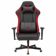 Компьютерное кресло A4Tech Bloody GC-990 игровое, черное/красное