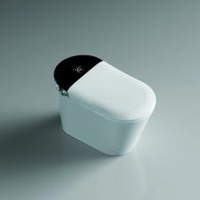 Электронный унитаз оснащен: несколькими функциями биде, самоочишающейся, двигающейся форсункой с настраиваемым напором воды, регулировкой положения, автоматическим открытием крышки, подогревом сиденья, быстрым нагреванием воды, сушкой, регулировкой температуры воды и сушки, регулировкой давления воды, автоматическим смывом, который также работает с отключенным питанием. ДУ пульт управления. Смарт-стикер управления, боковая кнопка управления функциями, встроенное дезодорирование, ночная подсветка, UV стерилизация, антибактериальное покрытие сиденья, LED экран, грязеотталкивающее покрытие глазури. Напряжение 110/220V.