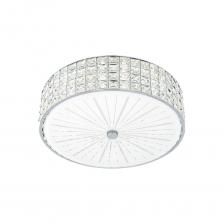 Хрустальная потолочная люстра Citilux Портал CL32415G1 выполнена в стиле современной классики. Корпус металлический, цвет глянцевый хром. Боковая часть светильника украшена хрустальными элементами с классической огранкой, в нижней части установлен стеклянный глянцевый рассеиватель с лучистым рисунком.В изделии установлены яркие светодиоды основного света и цветной RGB подсветки. С помощью пульта доступно: плавная регулировка яркости от 10 до 100%, управление цветовой температурой от 3000К до 5500К позволяет настроить любые оттенки теплого, нейтрального или холодного света. Цветная RGB подсветка имеет различные режимы работы. Есть функция отсроченного выключения, 4 настраиваемых режима памяти, которыми также можно управлять настенным выключателем. Пульт ДУ в комплекте, тип батареек ААА (батарейки в комплект не входят, приобретаются отдельно). Подходит для всех типов потолков, в том числе натяжных. Тип крепления – планка. Мощность изделия 68Вт, световой поток 5800Лм. Свет безопасный для глаз, без мерцания и пульсаций.Потолочная люстра Ситилюкс Портал CL32415G1 отлично подойдёт для основного освещения гостиной, столовой, спальни и кабинета оформленных в современном и классическом стиле.