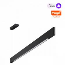 Подвесной светильник с черной арматурой Novotech Iter 359548 черный диммир. со сменой цв.темпер. (пульт ДУ/прилож. Smart Life) LED 12/24W 220V 3000-5700К