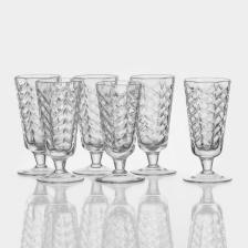 Набор рюмок, 40 мл, 6 шт., хрусталь, прозрачный