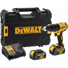 Ударная дрель-шуруповерт DeWALT DCD778M2T-QW, 4Ач, с двумя аккумуляторами