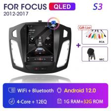 Srnubi 9,7 "Android 12 Автомобильный радиоприемник для Ford Focus Mk 3 2011 2012-2019 Мультимедийный плеер 2 Din Carplay Авто Стерео GPS DVD 2din