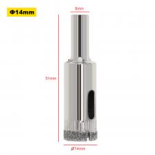 TORO DIY Supplies набор сверл для стекла 10/12/14/16/18/20/22/25 мм