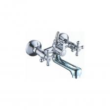 Смеситель для ванны АНТЕЙ Дельта с 2-мя рукоятками, с коротким изливом 370333 1/10 370333-ANT