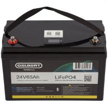 Литиевый тяговый аккумулятор Gelbert LiFePO4, 24V/65Ah/65A/1560Wh, BT/Display