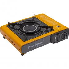Газовая плита портативная применяется для приготовления пищи на закрытых кухнях или открытом воздухе — в дачном домике или во время отдыха на природе. Отличается легкостью и компактностью, поставляется в кейсе, удобном для хранения и транспортировки. Дополнительные характеристики: Работает от баллона цангового типа, а так же имеет перходник на баллоны 5 и 12 литров. Имеется пьезоподжиг, отсутствует необходимость в дополнительных источниках огня. Имеется ветрозащитный экран. Защита от неправильной установки баллона. Пока баллон не установлен в правильном положении, устройство не будет работать. Опция предотвращения утечки газа. Низкое выделение угарного газа. Есть предохранительный клапан избыточного давления. 