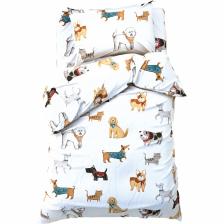Постельное бельё 1.5-спальное «Этель» Dog party, бязь