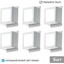 Представляем вашему вниманию комплект встраиваемых светодиодных светильников белого цвета для подвесного потолка Грильято, состоящий из 6 ламп для ячейки 75x75 с высоким индексом цветопередачи 90Ra, под данным освещением цвета передаются без искажений. Они обеспечивают яркое и качественное освещение без пульсаций. Рассеянный световой поток создает комфортное равномерное свечение, добавляя декоративный шарм вашему потолку. Точечные светильники имеют красивый минималистичный дизайн, который подойдет для большинства интерьеров в стиле хай-тек или лофт, а так же, благодаря разным вариантам свечения и установки, они станут украшением торгового зала, выставочных витрин, картинных галерей и даже офиса. Комплект поставляется с полным набором: драйвером, 6 квадратными светильниками. Гарантия на светильники составляет 5 лет, а их срок службы - 100 000 часов, благодаря надежному драйверу и эффективному отводу тепла. Установка легка и проста, что делает их идеальным решением для вашего освещения. Позвольте себе наслаждаться яркими моментами!