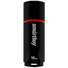 Флешка SmartBuy Crown USB 2.0 16 ГБ, 1 шт., черный