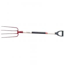 Вилы Инструм - Агро 40139, 4-х рогие, навозные, с деревянным черенком и V-ручкой