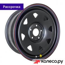 Штампованный диск Диск усиленный JEEP стальной черный (треуг. мелкий) 8x18/5*127 D71.6 ET30 Черный