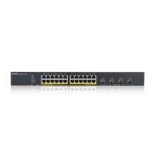 Коммутаторы для рабочих групп Zyxel Networks Smart L3 Lite коммутатор PoE+ Zyxel NebulaFlex XGS1935-28HP, rack 19", 24xGE PoE+, 4xSFP+, бюджет PoE 375 Вт [XGS1935-28HP-EU0101F]
