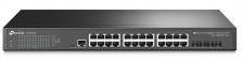 TP-Link , JetStream 24-портовый гигабитный управляемый коммутатор уровня 2+ с 4 10G SFP+ слотами [SG3428X]