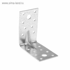 Уголок крепежный усиленный ТУНДРА krep, 70x70x40x2 мм