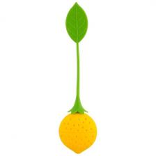 Ситечко для заваривания чая Mallony TI-Lemon, силикон, 15х3.5 см (001798)