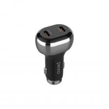 Автомобильное зарядное устройство PERO AC06 является удобным и эффективным решением, оно оснащено 2-мя USB-портами USB-С с функцией быстрой зарядки Power Delivery, что позволяет заряжать поддерживающие устройства в разы быстрее, чем обычные зарядки. Каждый из USB-портов имеет мощность 25Вт и максимальную силу тока до 3.4А. Это означает, что вы можете одновременно заряжать два устройства как смартфоны, так и планшеты, и быть уверенными в их быстрой и стабильной зарядке. Суммарная мощность USB-портов составляет 50Вт, что гарантирует высокую эффективность зарядки и позволяет быстро восстановить заряд вашего устройства даже во время длительных поездок или использования его в активном режиме. Также, при одновременном использовании обоих USB-портов, устройство автоматически регулирует выходной ток для обеспечения максимальной безопасности и защиты вашего устройства. Поэтому не стоит беспокоиться о возможном перегреве или повреждении вашего устройства во время его зарядки. Зарядное устройство PERO AC06 – надежное и удобное решение для зарядки в автомобиле. Благодаря его функциональности и высокой мощности, вы сможете быстро и безопасно зарядить все ваши устройства во время поездок или в любой другой ситуации, когда вам понадобится дополнительный источник питания.