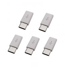 5 шт. USB Type C на Micro USB адаптер черный, белый