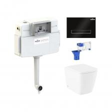 Приставной унитаз Унитаз приставной Lavinia Boho Aveo Rimless в комплекте 5 в 1 87060262