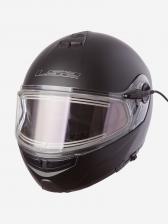 Мотошлем FF325 STROBE ELECTRIC SNOW Solid снегоходный LS2 (черный матовый), Черный