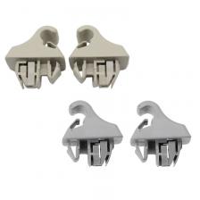 2 шт., держатель для защиты от солнца MR779704, MR779705, для Mitsubishi Montero, MK3, Pajero 2000-2006, вешалка для солнцезащитного козырька