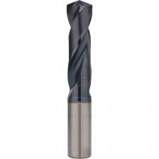 Сверло по металлу твердосплавное H-Tools, предназначено для получения сквозных и глухих отверстий в различных заготовках и деталях. Изготовлено из высококачественного твердого сплава VHM, на основе спеченного карбида вольфрама с добавлением кобальта. Покрытие AlTiN (нитрид титана-алюминия) с оптимизацией химического состава, структурных и механических свойств, отлично снижает трение, обеспечивает высокую теплоустойчивость (до 750°C) и высокую адгезию покрытия. Подходит для обработки заготовок твердостью до 55HRC таких, как углеродистые, легированные, закаленные, нержавеющие стали, высокопрочные, жаропрочные, автоматные стали, чугун. При соблюдении скорости сверления и подачи, а также обязательном использовании СОЖ или смазки, ресурс сверла возрастает. Благодаря высокоточному оборудованию грани сверла отличаются остротой и отсутствием заусенцев, режущая способность и износостойкость значительно увеличивается.