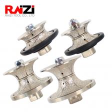Raizi вакуумный паяный Алмазный Ручной Профиль колесо Полный Bullnose V 20-50 мм профилирование роутер сверла гранит мрамор профессиональный инструмент