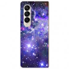 Чехол на Samsung Galaxy Z Fold 4 / Самсунг Галакси Зет Фолд 4 с принтом Яркая галактика