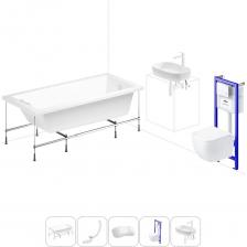 Комплексное предложение для обустройства ванной комнаты. Каждый элемент набора продуман и отвечает лучшим сантехническим решениям для ежедневного комфорта, максимальной гигиены и гарантирует надежный и безопасный монтаж. ВАННА ИЗ ЛИТЬЕВОГО АКРИЛА ОТ LAVINIA BOHO Акриловая ванна Catani производится с лево- и правосторонним разворотом в размерах 160 и 170 см по длине, имеет увеличенную ширину – 80 см. Тонкие бортики лицевой и торцевой стенок визуально облегчают конструкцию, а широкий борт вдоль стенки позволяет размещать предметы гигиены. Вместительная чаша подходит для купания детей, принятия ванны и душа взрослыми разного роста и телосложения. Усиленный армированный корпус отлично сохраняет форму и не деформируется при нагрузках и наполнении чаши горячей водой. ПРОЧНЫЙ КАРКАС ИЗ СТАЛИ Ванна монтируется на усиленный стальной каркас и стабилизируется креплениями к стене. Конструкция надежно фиксирует чашу и равномерно распределяет динамическую нагрузку до 500 кг. Регулировка опор по высоте нивелирует перепады уровня пола на различных поверхностях. СИФОН С ПОВЫШЕННОЙ ФУНКЦИОНАЛЬНОСТЬЮ Автоматический слив-перелив Useful Extras от Wellsee с донным клапаном click-clack и съемной накладкой на перелив изготовлен из полипропилена повышенной прочности. Накладка на перелив и крышка донного клапана выполнены из латуни. Функция верхней очистки позволяет с легкостью устранять возможные засоры, а плоский гидрозатвор служит барьером для неприятных канализационных газов и занимает минимум места под ванной. ПОДГОЛОВНИК НА САМОКЛЕЯЩЕЙСЯ ЛЕНТЕ Подголовник на ванну от Wellsee из вспененного полиуретана с гелевой структурой гипоаллергенен и безопасен для здоровья человека. Благодаря волнообразной форме и высокой эластичности подушка мгновенно адаптируется к изгибам тела, равномерно распределяет нагрузку в шейно-воротниковой зоне. Поверхность изделия не впитывает влагу и запахи, что гарантирует высокий уровень гигиены и износостойкость при продолжительном контакте с водой. ПОДВЕСНОЙ УНИТАЗ LAVINIA BOHO СО 100% ОТКРЫТЫМ КРАЕМ Безободковая чаша One из санфарфора со скрытым креплением обладает повышенной прочностью и износостойкостью, не скапливает грязь и сокращает рост бактерий. Стенки качественно омываются с первого смыва без брызг, что обеспечивает 100% гигиеничность и простоту в уходе за изделием. При мощном каскадном смыве выделения сразу попадают в воду и блокируются жидкостью, минимизируя распространение неприятных запахов. Сиденье с крышкой из дюропласта со встроенными в петли демпферами опускаются мягко и бесшумно. Установить или снять конструкцию можно всего за несколько секунд одним нажатием. Изделие выдерживает нагрузку до 400 кг и имеет более 100.000 циклов открывания/закрывания. УНИВЕРСАЛЬНАЯ ИНСТАЛЛЯЦИЯ С БЕСШОВНЫМ БАЧКОМ Инсталляционная система Lavinia Boho Relfix с универсальным креплением позволяет производить не только стандартный «прямой» монтаж рамы к стене, но и осуществлять «поворотный» монтаж, вплоть до установки в угол помещения. Цельнолитой бачок системы изготовлен из долговечного полимерного материала HDPE и изолирован от конденсационной влаги. Все соединительные элементы бачка для подключения инсталляции к трубопроводу изготовлены из латуни. ДИСПЕНСЕР ДЛЯ ДЕЗОДОРАЦИИ Дозатор для дезинфицирующих средств поддерживает гигиену унитаза и аромат свежести в туалетной комнате. При каждом смыве с водой поступает одинаковое количество дезинфицирующего средства, которое равномерно распределяется по чаше унитаза. УЛЬТРАТОНКАЯ КЛАВИША СМЫВА Клавиша изготовлена из высококачественного пластика с антибактериальным покрытием SanitiZed и легко очищается от загрязнений. Механизм активации смыва рассчитан на 200.000 циклов (или 15 лет бесперебойной работы). ЗВУКОИЗОЛЯЦИОННАЯ ПАНЕЛЬ Шумоизоляционная пластина Lavinia Boho RelFix снижает шум воды, сливаемой из бачка инсталляционной системы. Дополнительно панель служит амортизирующей прослойкой между керамикой и плиткой и защищает поверхности от повреждений. УМЫВАЛЬНАЯ ЗОНА С КЕРАМИЧЕСКОЙ РАКОВИНОЙ LAVINIA BOHO Готовое дизайнерское решение умывальной зоны в едином стиле включает: — накладную