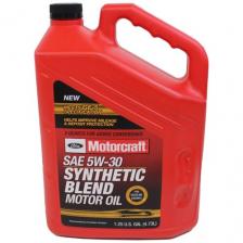 Полусинтетическое моторное масло Motorcraft SAE 5W30 Synthetic Blend, 4.73 л, 1 шт.