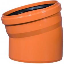 Отвод наружной канализации Отвод Ostendorf наружной канализации 400 мм, 15 градусов 226200