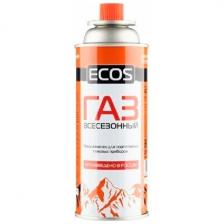 Газ в баллоне Ecos цанговый всесезонный 400 мл (105732)