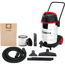 Промышленный пылесос EM19502E-12B — это профессиональное оборудование для интенсивной эксплуатации на строительных площадках и в производственных помещениях. Модель оснащена мощным двигателем 1400 Вт с разрежением 170 мбар и самым вместительным в линейке 45-литровым баком из нержавеющей стали. Ключевые особенности включают функцию выдувания, встроенную розетку для электроинструмента мощностью 2.1 кВт и пневморозетку. Широкий 64-мм всасывающий шланг обеспечивает высокую пропускную способность. Фильтр HEPA класса F7 гарантирует качественную фильтрацию, а индикатор заполнения упрощает эксплуатацию.