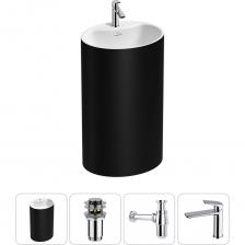 COQUILLAGE — СОВЕРШЕННЫЙ ДИЗАЙН ДЛЯ СЧАСТЛИВЫХ МОМЕНТОВ Дизайнерская коллекция напольных раковин представлена овальными моделями шириной 50 см. Баланс увеличенной чаши и глубины предотвращает разбрызгивание воды, а щелевой перелив защитит от протечек при переполнении раковины. Визуальная грациозность и легкость скругленной формы дополняются монолитностью и отсутствием технологических швов. Свободный пристенный монтаж предполагает водоотведение в стену или в пол и позволяет рационально организовать пространство в тандеме со стильным смесителем. Монолитный корпус скроет все инженерные коммуникации. ВАННАЯ КОМНАТА В СТИЛЕ WELLSEE Акриловые раковины в сочетании с функциональными смесителями и сифонами, донными клапанами, стильными аксессуарами и современной коллекцией зеркал 7 Rays' Spectrum разных форм и размеров, с яркой фронтальной и фоновой LED-подсветкой или же без подсветки позволяют создавать разнообразие комплексных решений Wellsee для интерьеров Вашей мечты!