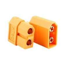 Разъем силовой для аккумуляторных батарей Разъем силовой Insparion XT60 коннектор питания для аккумуляторных батарей гнездо + штекер (пара, мама + папа) С1-00002162