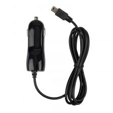 Автозарядка в прикуриватель microUSB (АЗУ) (5 V, 1000 mA) шнур прямой 1.2 м черная REXANT, цена за 1 шт