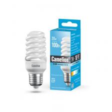Camelion LH20-FS-T2-M/842/E27 (энергосбер.лампа 20Вт 220В, холодный свет 4200К), цена за 1 шт.