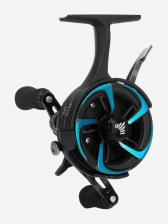 Катушка мультипликаторная зимняя Helios Cord LH, 4+1 подшипник (HS-DFS70-L), Голубой