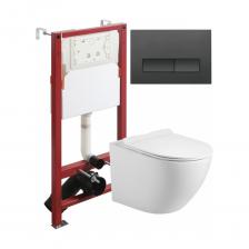 Подвесной безободковый унитаз TORNADO с инсталляцией и кнопкой смыва от немецкого бренда Agger - функциональное и эргономичное решение. Материал унитаза санфарфор отличается беспористой структурой, высокой прочностью и стойкостью к появлению пятен, что позволит сохранить первоначальный вид изделия на долгие годы использования, гарантия от производителя 25 лет. Обтекаемая форма корпуса не позволяет скапливаться пыли. Отличительная особенность данной модели - смыв Торнадо (эффект водоворота), работает максимально бесшумно и эффективно, осуществляется даже небольшим количеством воды. Безободковая модель - отсутствие недоступных областей для уборки обеспечит простой уход и отсутствие посторонних запахов. В комплекте быстросъемная крышка-сиденье с функцией плавного закрывания Soft-close (микролифт), сиденье изготовлено из прочного материала - дюропласта, петли крышки-сиденья из нержавеющей стали. Скрытая система монтажа, цвет глянцевый белый. Инсталляция обеспечит минимальный уровень шума и максимальный уровень комфорта при эксплуатации. В комплект входят все необходимые крепления. Максимально допустимая нагрузка 400 кг. Объем смыва 3 и 6 литра позволяет экономить воду, снижая ее расход. Ширина рамы - 500 мм, глубина - 145/165 мм, высота - 1125/1325 мм. Материал - сталь. Кнопка смыва с механическим управлением отличается современным дизайном и гармонично дополнит интерьер. Выполнена в цвете матовый черный. Форма кнопок - прямоугольная, материал - пластик.