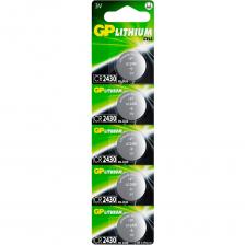 Литиевые дисковые батарейки GP Lithium CR2430 CR2430-2C5