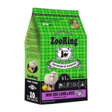 ZooRing Mini Dog Lamb Rice сухой кором для собак мелких пород, с ЯГНЕНКОМ и рисом - 10 кг супер премиум низкозерновые для взрослых с ягненком породы мелкого размера мешок Россия 1 уп. х 1 шт. х 10 кг