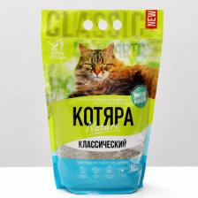 Наполнитель минеральный комкующийся «Котяра», классический, 10 л