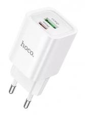 Сетевое зарядное устройство Hoco C149A PD30W+QC3.0 White