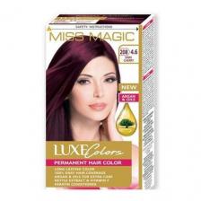Miss Magic Luxe Colors Стойкая краска для волос c экстрактом крапивы, витамином F и кератином, 208 (4.6) темная вишня, 108 мл