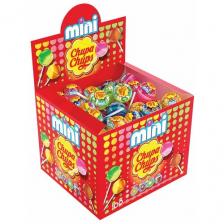 Карамель Chupa Chups мини, 6 г, 100шт/уп, ассорти, 600 г.
